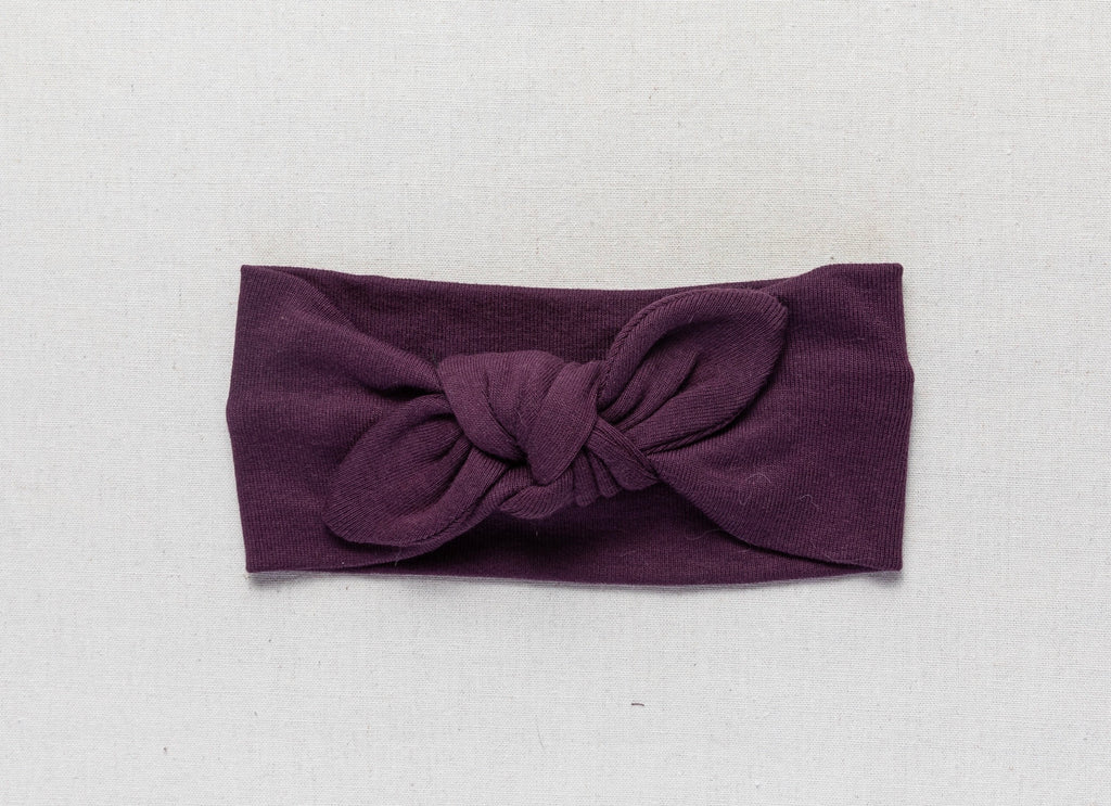 Topknot Bow - Berry