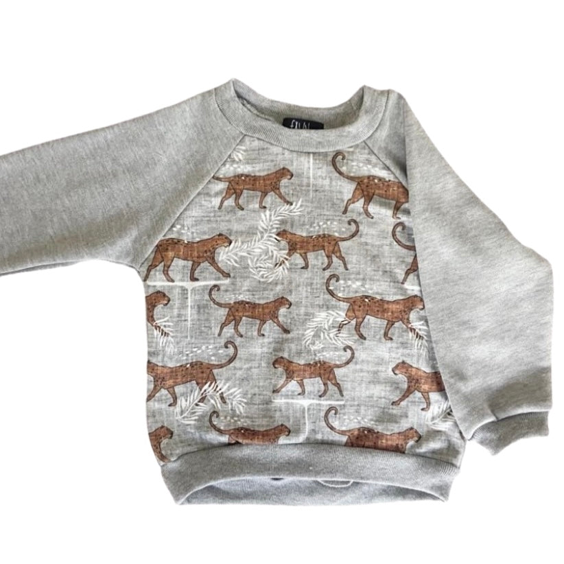 Cheetah Sweater - Organic cotton Fleece